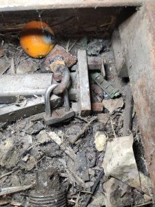 Báscula con malas condiciones de mantenimiento